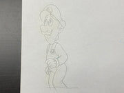 The Super Mario Bros. Super Show! (1989) - Original Animation Drawing of Luigi